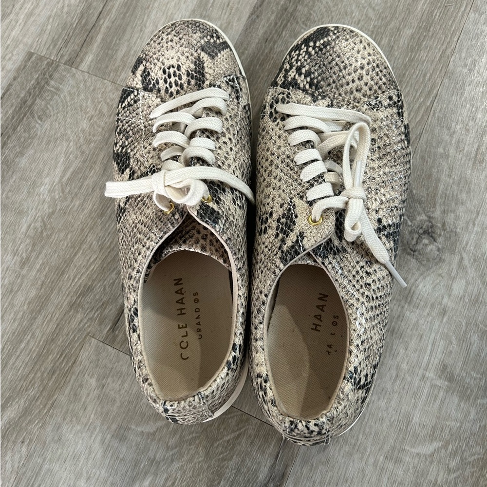 cole haan snakeskin sneakers